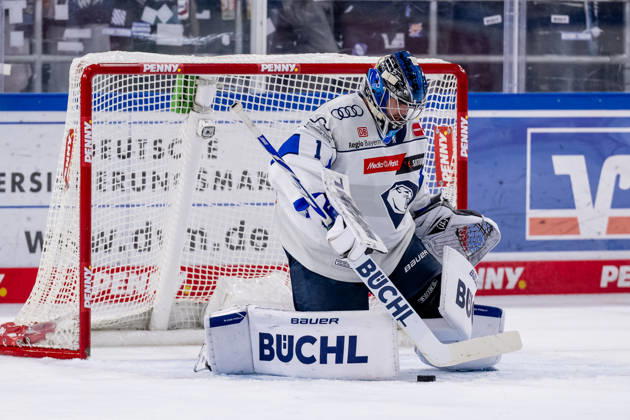 Jonas Stettmer (Torwart, ERC Ingolstadt, 01) GER, Straubing Tigers vs. ERC Ingolstadt, Eishockey, DEL, Saison 2026 2027, 3. Spieltag, 25.09.2026. Foto: HMB Media Heike Feiner Copyright: HMBxMedia HeikexFeiner