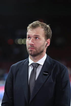 Anton Gavel (FC Bayern Basketball, Chef-Trainer) beim Inteview nach dem Spiel, GER, FC Bayern Basketball vs. Alba Berlin, Basketball, easycredit Basketball Bundesliga, 23.Spieltag, Saison 2026 2027, 26.09.2026, GER, FC Bayern Basketball vs. Alba Berlin, Basketball, easycredit Basketball Bundesliga, 23.Spieltag, Saison 2026 2027, 26.09.2026 Muenchen Copyright: xEibner-Pressefoto JennixMaulx EP_JML