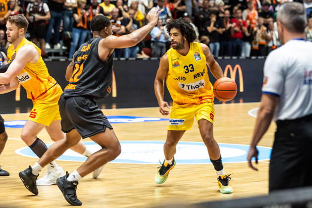 27.09.2026, GER, BBL, easyCredit Basketball Bundesliga, Chemnitz, Niners Chemnitz - Phoenix Hagen Trenton Gibson (Phoenix Hagen, 33) Chemnitz Messe Chemnitz Sachsen Deutschland