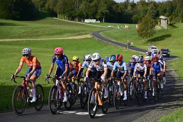 UEC 2026 Road European Championships Ljubljana 02 10 2026 SENCUR, SLOVENIA - OCTOBER 02 : Moors Fleur (BEL) during the Women U23 cycling road race at the 2026 UEC Road European Championships. An UCI Continental Championships cycling race of 88,4 km with start and finsih in Sencur on October 2, 2026 in Sencur, Slovenia, 02 10 2026 Sencur Slovenia Copyright: xJanxDexMeuleneirx
