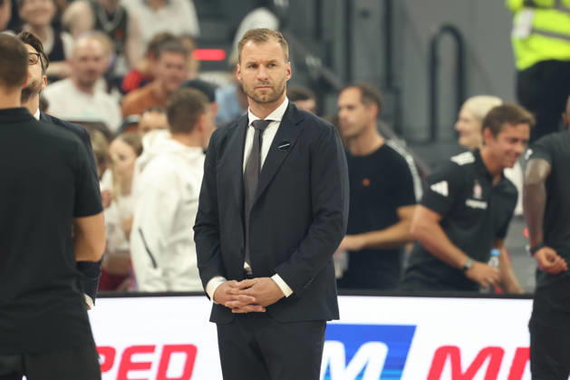 Anton Gavel (FC Bayern Basketball, Chef-Trainer), GER, FC Bayern Basketball vs. Partizan Mozzart Bet Belgrad, Basketball, Euroleague, 3. Spieltag, Saison 2026 2027, 02.10.2026, GER, FC Bayern Basketball vs. Partizan Mozzart Bet Belgrad, Basketball, Euroleague, 3. Spieltag, Saison 2026 2027, 02.10.2026 Muenchen Copyright: xEibner-Pressefoto JennixMaulx EP_JML