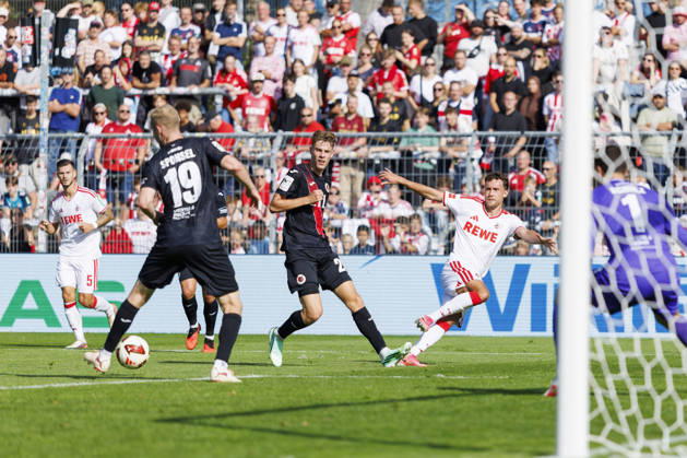 KOELN, GERMANY - OCTOBER 3, 2026: Luca Waldschmidt (1. FC Köln, 7) during the friendly match between FC Viktoria Köln vs. 1. FC Köln at the Sportpark Hoehenberg on October 3, 2026 in Koeln, Germany. DFL REGULATIONS PROHIBIT ANY USE OF PHOTOGRAPHS AS IMAGE SEQUENCES AND OR QUASI-VIDEO. Nordrhein-Westfalen Germany Copyright: xLeahxKohringx
