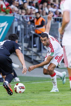 KOELN, GERMANY - OCTOBER 3, 2026: Ellyes Skhiri (1. FC Köln, 6) during the friendly match between FC Viktoria Köln vs. 1. FC Köln at the Sportpark Hoehenberg on October 3, 2026 in Koeln, Germany. DFL REGULATIONS PROHIBIT ANY USE OF PHOTOGRAPHS AS IMAGE SEQUENCES AND OR QUASI-VIDEO. Nordrhein-Westfalen Germany Copyright: xLeahxKohringx