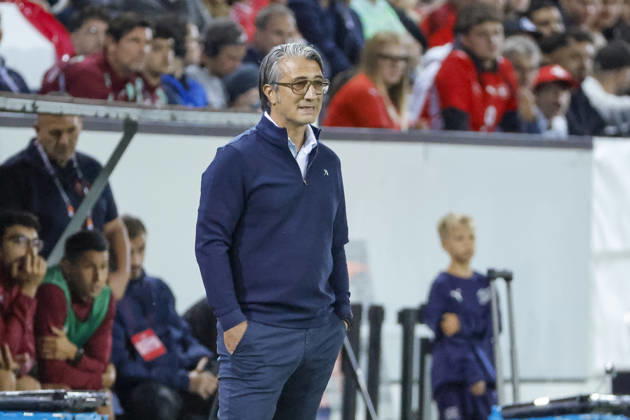 Murat Yakin (Schweiz, Trainer) , Schweiz, UEFA , Nations League, Matchday 3, Schweiz vs. Slowenien, 03.10.2026, Luzern Swissporarena Schweiz Copyright: xGrantxHubbsx