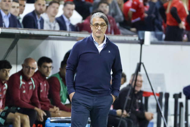 Murat Yakin (Schweiz, Trainer) , Schweiz, UEFA , Nations League, Matchday 3, Schweiz vs. Slowenien, 03.10.2026, Luzern Swissporarena Schweiz Copyright: xGrantxHubbsx