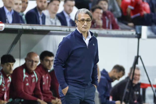 Murat Yakin (Schweiz, Trainer) , Schweiz, UEFA , Nations League, Matchday 3, Schweiz vs. Slowenien, 03.10.2026, Luzern Swissporarena Schweiz Copyright: xGrantxHubbsx