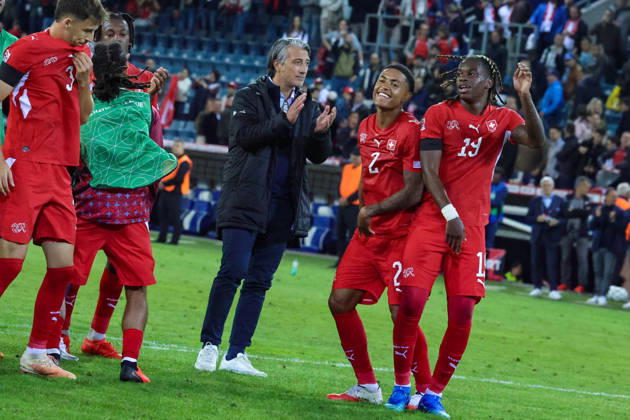 LUCERNE, SWITZERLAND - OCTOBER 03: Murat Yakin (Head Coach Switzerland) after the UEFA Nations League match between Switzerland and Slovenia at thermoplan arena on October 3, 2026 in Lucerne, Switzerland. Copyright: xUrsxOttigerx xSPPx Sportspressphoto_SPR245082