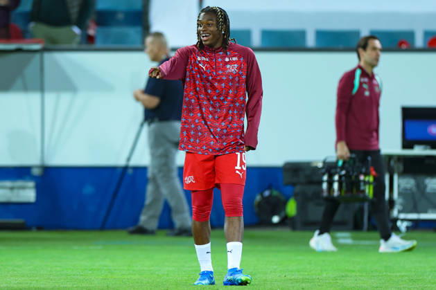 LUCERNE, SWITZERLAND - OCTOBER 03: Winsley Boteli (19 Switzerland) in the warm up of the UEFA Nations League match between Switzerland and Slovenia at thermoplan arena on October 3, 2026 in Lucerne, Switzerland. Copyright: xUrsxOttigerx xSPPx Sportspressphoto_SPR245261