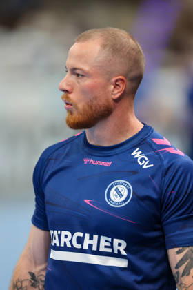 Patrick Zieker (TVB Stuttgart, 25) GER, TVB Stuttgart vs. TBV Lemgo Lippe, Handball, Opel Handball-Bundesliga, 6. Spieltag, Spielzeit 2026 2027, 04.10.2026 GER, TVB Stuttgart vs. TBV Lemgo Lippe, Handball, Opel Handball-Bundesliga, 6. Spieltag, Spielzeit 2026 2027, 04.10.2026 Stuttgart Copyright: xEibner-Pressefoto SoerenxHerwegx EP_SHG