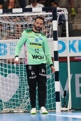 Mohamed El Tayar (TVB Stuttgart, 12) GER, TVB Stuttgart vs. TBV Lemgo Lippe, Handball, Opel Handball-Bundesliga, 6. Spieltag, Spielzeit 2026 2027, 04.10.2026 GER, TVB Stuttgart vs. TBV Lemgo Lippe, Handball, Opel Handball-Bundesliga, 6. Spieltag, Spielzeit 2026 2027, 04.10.2026 Stuttgart Copyright: xEibner-Pressefoto SoerenxHerwegx EP_SHG
