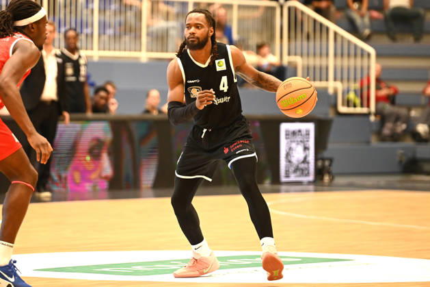 Quashawn Tyrese Lane 3. Spieltag BARMER 2. Basketball Bundesliga Pro A ETB Miners Rheinstars Köln 04.10.2026 Quashawn Tyrese Lane (ETB Miners), 3. Spieltag in der BARMER 2. Basketball Bundesliga Pro A, ETB Miners gegen RheinStars Köln. Endstand 86:91 in der Sporthalle am Hallo am 04.10.2026 vor 946 Zuschauern.