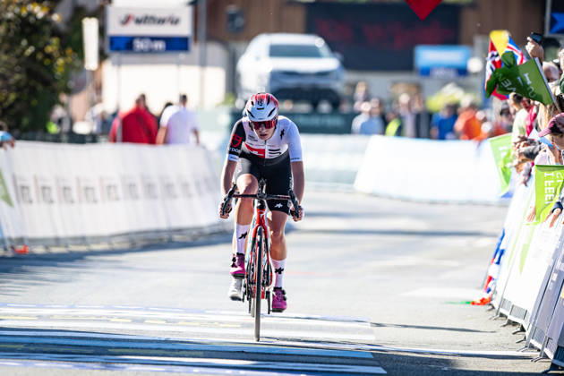 MARTHE Elia: UEC Road cycling, Rad, Radsport, Strasse European Championships - Ljubljana 2026 MARTHE Elia ( SUI ) Switzerland Querformat - quer - horizontal - Landscape - Event Veranstaltung: UEC Road Cycling European Championships 2026 Ljubljana - Category Kategorie: Cycling - Road Cycling European Championships - Road Race Junior Women U19 - Location Ort: Europe Slovenia - Sencur - Å enÄur - Discipline: Road Race ( RR ) - Distance: 66,3 km - Date Datum: 04.10.2026 Sunday Day 3 -