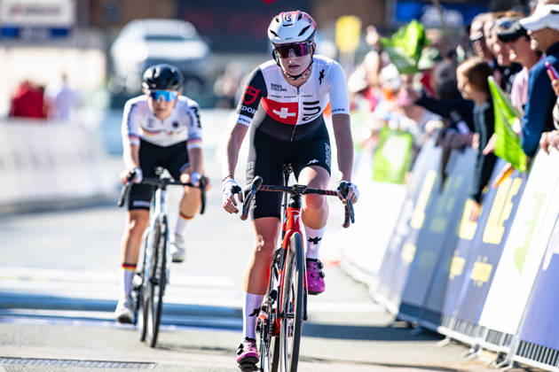 MARTHE Elia: UEC Road cycling, Rad, Radsport, Strasse European Championships - Ljubljana 2026 MARTHE Elia ( SUI ) Switzerland Querformat - quer - horizontal - Landscape - Event Veranstaltung: UEC Road Cycling European Championships 2026 Ljubljana - Category Kategorie: Cycling - Road Cycling European Championships - Road Race Junior Women U19 - Location Ort: Europe Slovenia - Sencur - Å enÄur - Discipline: Road Race ( RR ) - Distance: 66,3 km - Date Datum: 04.10.2026 Sunday Day 3 -