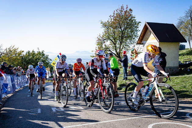BIEBERLE Edda: UEC Road cycling, Rad, Radsport, Strasse European Championships - Ljubljana 2026 BIEBERLE Edda ( GER ) Germany Querformat - quer - horizontal - Landscape - Event Veranstaltung: UEC Road Cycling European Championships 2026 Ljubljana - Category Kategorie: Cycling - Road Cycling European Championships - Road Race Junior Women U19 - Location Ort: Europe Slovenia - Sencur - Å enÄur - Discipline: Road Race ( RR ) - Distance: 66,3 km - Date Datum: 04.10.2026 Sunday Day 3 -