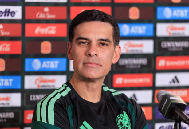 October 5, 2026, Los Angeles, California, USA: Head coach, Rafael Marquez of Mexico during a press conference, PK, Pressekonferenz on Monday, October 5, 2026 at BMO Stadium, in Los Angeles, California in preparation for an International Friendly, Länderspiel, Nationalmannschaft match against Chile on Tuesday October 6, 2026 at the Los Angeles Memorial Coliseum. JAVIER ROJAS PI Los Angeles USA - ZUMAp124 20261005_zaa_p124_005 Copyright: xJavierxRojasx