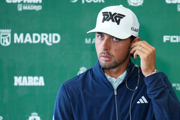 October 6, 2026, Madrid, Madrid, Spain: Marco Penge attends during the presentation of the Open de Espao±a 2026 presented by Madrid at the Real Club de Campo Villa de Madrid on October 06, 2026 in Madrid, Spain. Presentation Of The Open De Espao±A 2026 - ZUMAa181 20261006_zaa_a181_047 Copyright: xDennisxAgyemanx