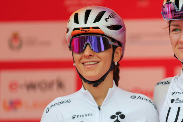 IPA89363605 - Eleonora Gasparrini during the Tre Valli Varesine, a Road cycling, Rad, Radsport, Strasse race in Varese, Italy, on October 6, 2026  Copyright: xRobertaxCorradin IPAxSportx xx IPA89363605