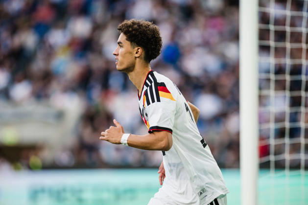 U21, U 21 EM-Qualifikation: Deutschland - Georgien, 06.10.2026 Noah Darvich (Deutschland, 17); Fußball, EM-Qualifikation U 21, 10. Spieltag: Deutschland vs. Georgien am 06.10.2026, Bielefeld DFB REGULATIONS PROHIBIT ANY USE OF PHOTOGRAPHS AS IMAGE SEQUENCES AND OR QUASI-VIDEO. Copyright: xBEAUTIFULxSPORTS Tonhäuserx