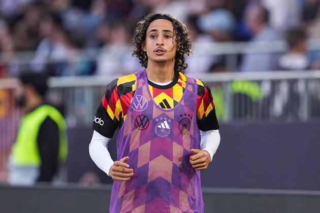 06.10.2026, xydrx, Herren, Fußball, Länderspiel, U21, U 21 EM-Qualifikation, Deutchland - Georgien, Saison 2026 2027, Schüco Arena: Wael Mohya (GER, 21) DFB regulations prohibit any use of photographs as image sequences and or quasi-video. Copyright: HMBxMedia YannisxDreimann