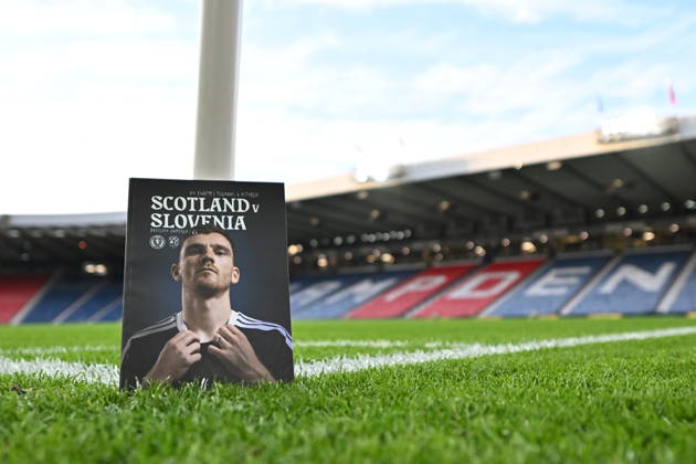 Scotland v Slovenia UEFA Nations League General view of the mtachday programme pre-match during the UEFA Nations League match at Barclays Hampden, Glasgow 06 10 2026 UK Newspapers OUT Copyright: xJamiexJohnstonx FIL-24032-0010