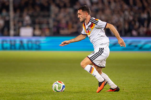 Arijon Ibrahimovic (Deutschland U21, U 21 07) am Ball GER, Deutschland (GER) vs. Georgien (GEO), Fussball, UEFA U21 EM-Qualifikation, Gruppe F, 13. Spieltag, Spielzeit 2026 2027, 06.10.2026 GER, Deutschland (GER) vs. Georgien (GEO), Fussball, UEFA U21 EM-Qualifikation, Gruppe F, 13. Spieltag, Spielzeit 2026 2027, 06.10.2026 Bielefeld Copyright: xEibner-Pressefoto JanxRollingerx EP_JSK