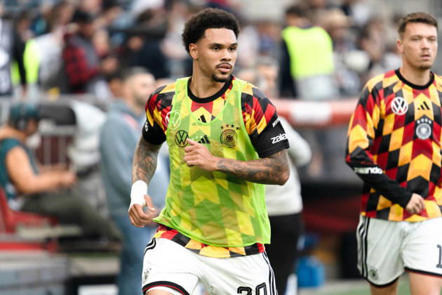 Deutschland: U21, U 21 EM-Qualifikation 2026 2027, Deutschland U21 vs. Georgien U21, Nationalmannschaft, DFB Länderspiel Dienstag 27.03.2026, Schüco Arena, Bielefeld Nnamdi Collins Copyright: xCelinaxLeiersx