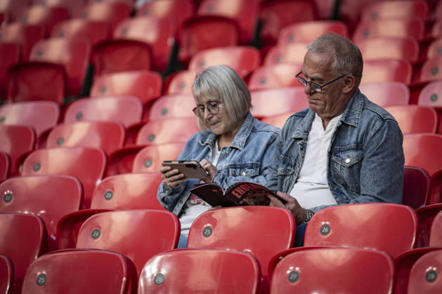 RECORD DATE NOT STATED 6th October 2026; Wembley Stadium, London, England; UEFA Nations League Football, England versus Czech Republic; England fans wait for the players to arrive GodfreyxPitt