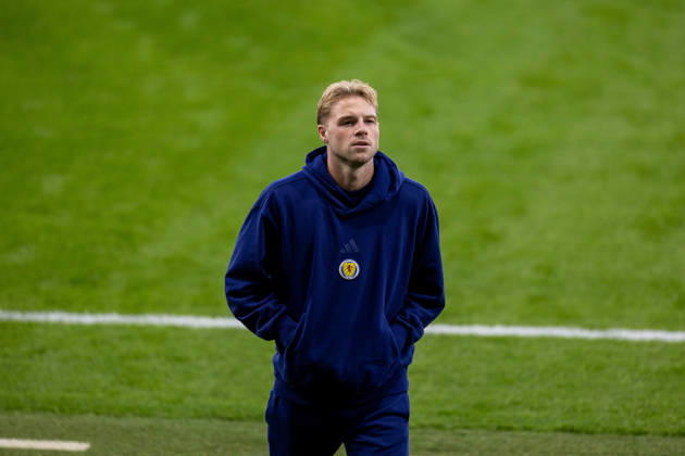 RECORD DATE NOT STATED 6th October 2026; Hampden Park, Glasgow, Scotland; UEFA Nations League Football, Scotland versus Slovenia; Stephen Welsh of Scotland VagelisxGeorgariou