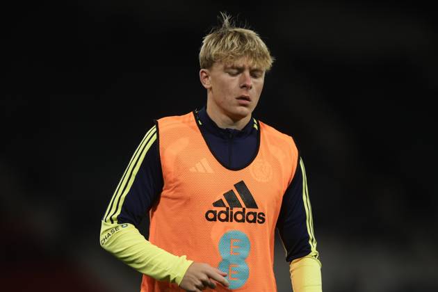 RECORD DATE NOT STATED 6th October 2026; Hampden Park, Glasgow, Scotland; UEFA Nations League Football, Scotland versus Slovenia; Luke Graham of Scotland during the warm up before the match DavidxYoung