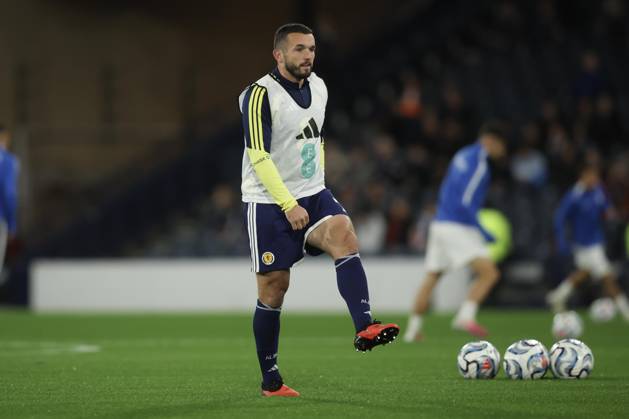 RECORD DATE NOT STATED 6th October 2026; Hampden Park, Glasgow, Scotland; UEFA Nations League Football, Scotland versus Slovenia; John McGinn of Scotland during the warm up before the match DavidxYoung