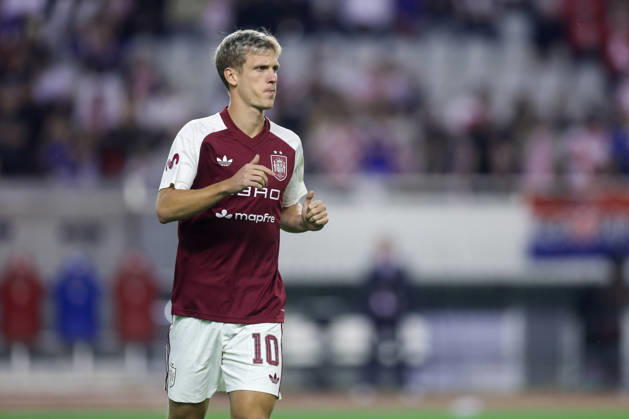Croatia v Spain - UEFA Nations League 2026 27 Group A3 MD4 Dani Olmo of Spain warms up prior to the UEFA Nations League 2026 27 group phase match between Croatia and Spain at Stadion Poljud on October 6, 2026 in Split, Croatia. SanjinxStrukic PIXSELL