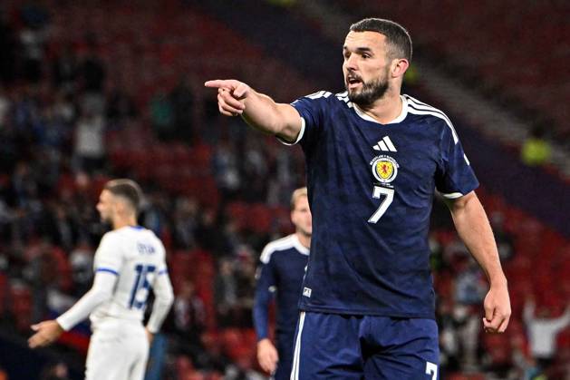 Scotland v Slovenia UEFA Nations League John McGinn of Scotland gestures during the UEFA Nations League match at Barclays Hampden, Glasgow 06 10 2026 UK Newspapers OUT Copyright: xJamiexJohnstonx FIL-24032-0047