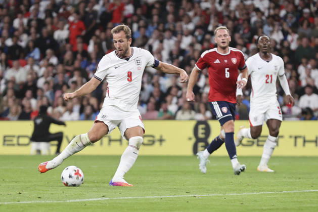 England v Czechia UEFA Nations League Harry Kane of England scores his sides 2nd goal during the UEFA Nations League match at Wembley Stadium, London 06 10 2026 UK Newspapers OUT Copyright: xPaulxChestertonx FIL-24030-0008