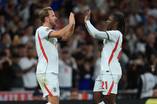 England v Czechia - UEFA Nations League 2026 27 Group A3 MD4 Harry Kane and Eberechi Eze of England celebrate 2nd goal during the UEFA Nations League 2026 27 group phase match between England and Czechia at Wembley Stadium on October 6, 2026 in London, England. London Wembley Stadium England United Kingdom Copyright: xAllstarxPicturexLibraryxLtdx