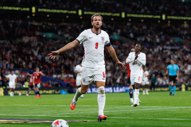 England v Czechia UEFA Nations League, Tuesday 6th October 2026: Harry Kane of England Scores the first GOAL making the score 1-0 during the UEFA Nations League Group C Fixture between England and Czechia at Wembley Stadium, Wembley in London, England. (Photo by Alex Ferrelly Sports Press Photo) Copyright: xAlexxFerrelly SportsxPressxPhotox Sportspressphoto_SPR247281