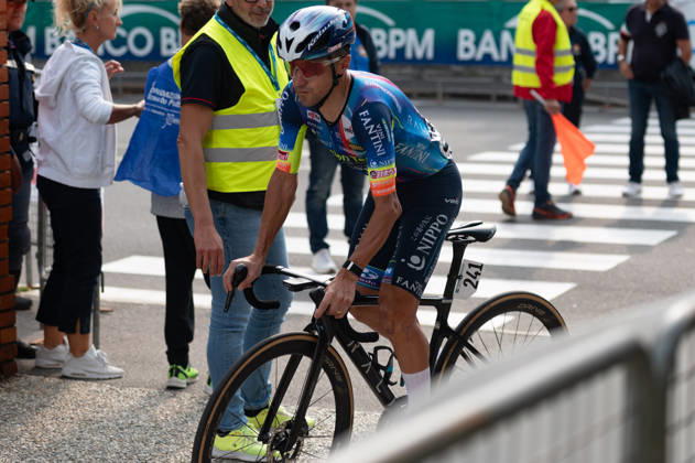 IPA89376384 - Domenico Pozzovivo, SOLUTION TECH NIPPO RALI, during the 2026 Tre Valli Varesine in Busto Arsizio, Italy, on October 6, 2026 Copyright: xSilviaxColombo IPAxSportx xx IPA89376384