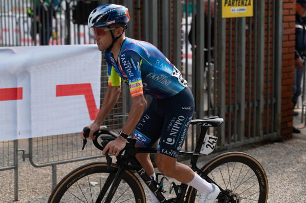 IPA89376376 - Domenico Pozzovivo, SOLUTION TECH NIPPO RALI, during the 2026 Tre Valli Varesine in Busto Arsizio, Italy, on October 6, 2026 Copyright: xSilviaxColombo IPAxSportx xx IPA89376376