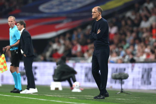 England v Czech Republic, UEFA Nations League Thomas Tuchel, Manager of England looks on during the England v Czech Republic UEFA Nations League Group 3 match at Wembley Stadium, London, England on 6 October 2026 Credit: Tiego Grenho Every Second Media Editorial use only. All images are copyright Every Second Media Limited. No images may be reproduced without prior permission. Copyright: xIMAGO EveryxSecondxMediax ESM-2201-0017 TiegoxGrenhox xEveryxSecondxMediax