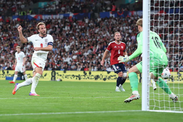 England v Czechia 06 October 2026, London - International Football - UEFA Nations League - England v Czechia - Harry Kane of England scores the second goal for his team - Photo: Charlotte Wilson Offside. London UK Copyright: xCharlottexWilsonx xOffsidexOffside