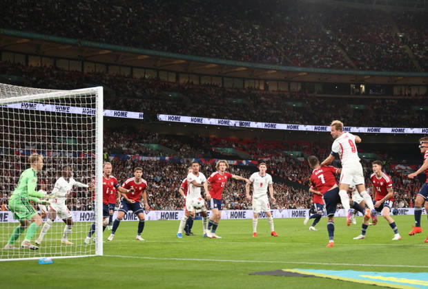 at the England v Czechia UEFA Nations League Group 3 match, at Wembley Stadium, London, UK, on 6th October, 2026. .