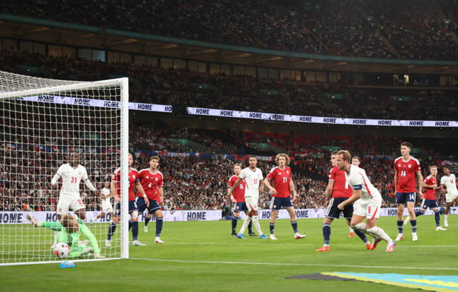 at the England v Czechia UEFA Nations League Group 3 match, at Wembley Stadium, London, UK, on 6th October, 2026.  .