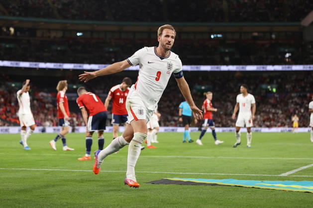 England v Czechia 06 October 2026, Wembley - UEFA Nations League - England v Czechia - Harry Kane of England celebrates after scoring the third goal for his team - Photo: Jacques Feeney Offside. London UK Copyright: xJacquesxFeeneyx xOffsidexOffside