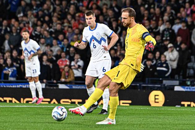 Scotland v Slovenia UEFA Nations League Jan Oblak of Slovenia during the UEFA Nations League match at Barclays Hampden, Glasgow 06 10 2026 UK Newspapers OUT Copyright: xJamiexJohnstonx FIL-24032-0096