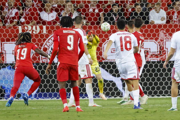 2:0 Tor fuer Schweiz durch Johan Manzambi (Schweiz, 09) , Schweiz, UEFA , Nations League, Matchday 4, Schweiz vs. Nordmazedonien, 06.10.2026, Luzern Swissporarena Schweiz Copyright: xGrantxHubbsx
