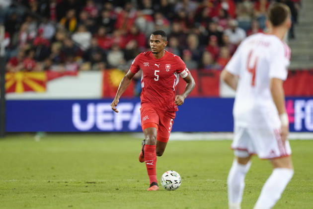 Luzern, Switzerland - October 06: Manuel Akanji (5 SUI) during the UEFA Nations League match between Switzerland and North Macedonia at thermoplan arena on October 06, 2026 in Luzern, Switzerland. Copyright: xKjetilxWaberx xSPPx Sportspressphoto_SPR247373