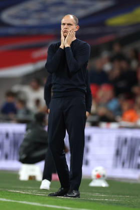 England v Czech Republic, UEFA Nations League Thomas Tuchel, Manager of England reacts during the England v Czech Republic UEFA Nations League Group 3 match at Wembley Stadium, London, England on 6 October 2026 Credit: Tiego Grenho Every Second Media Editorial use only. All images are copyright Every Second Media Limited. No images may be reproduced without prior permission. Copyright: xIMAGO EveryxSecondxMediax ESM-2201-0045 TiegoxGrenhox xEveryxSecondxMediax