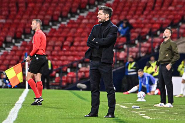 Scotland v Slovenia UEFA Nations League Manager Sebastien Pocognoli of Scotland during the UEFA Nations League match at Barclays Hampden, Glasgow 06 10 2026 UK Newspapers OUT Copyright: xJamiexJohnstonx FIL-24032-0106