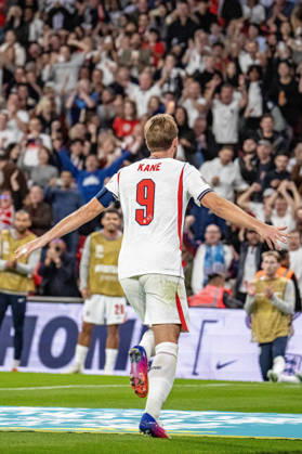 06.10.2026, xdaymx, Fussball Nations League, England - Tschechien. Harry Kane (England) mit dem 3:0 nach einem Kopfball. London