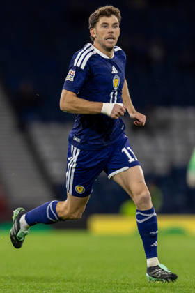 Scotland v Slovenia, UEFA Nations League Ryan Christie of Scotland national team, Nationalteam during the UEFA Nations League League B Group B1 between Scotland and Slovenia. Barclays Hampden, Hampden Park, Glasgow, Scotland. 6 October 2026. Hampden Park Barclays Hampden Glasgow Scotland Editorial use only , Copyright: xColinxPoultneyx PSI-24964-0031