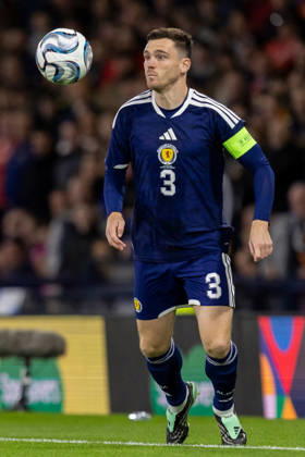 Scotland v Slovenia, UEFA Nations League Andy Robertson of Scotland national team, Nationalteam during the UEFA Nations League League B Group B1 between Scotland and Slovenia. Barclays Hampden, Hampden Park, Glasgow, Scotland. 6 October 2026. Hampden Park Barclays Hampden Glasgow Scotland Editorial use only , Copyright: xColinxPoultneyx PSI-24964-0032
